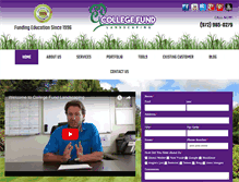 Tablet Screenshot of collegefundlandscaping.com